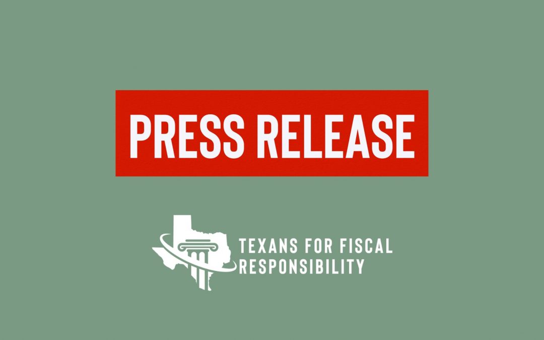Press Release: TFR Poll Reveals Texans Believe Harris Will Raise Taxes; Support Fiscal Restraint