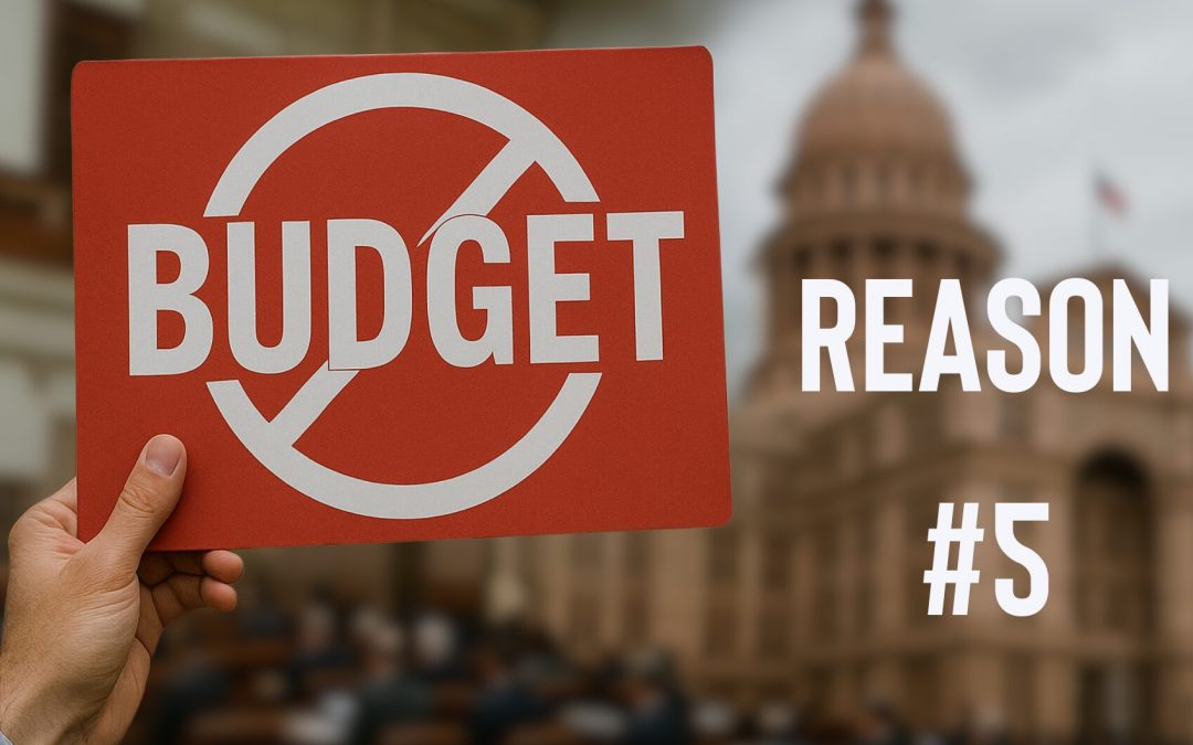 Why Republicans Should Vote Against the Texas Budget – Reason #5: State-Controlled 2026-27 Spending Likely to Top $600 Billion
