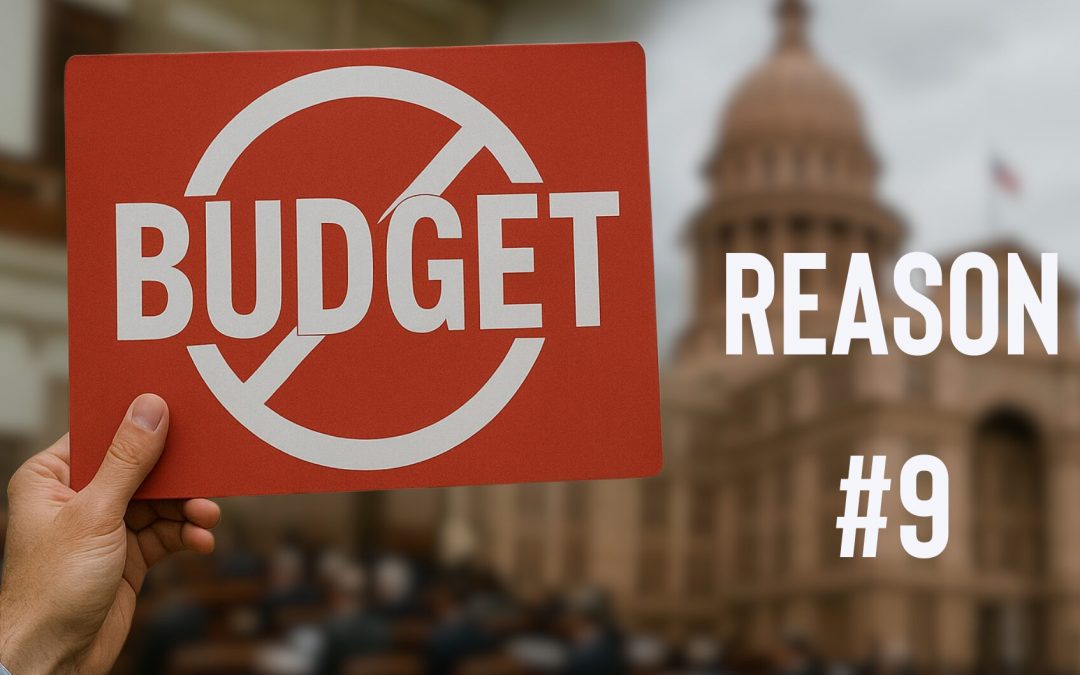 Why Republicans Should Vote Against the Texas Budget – Reason #9: The Texas Budget is Not Pro-Growth