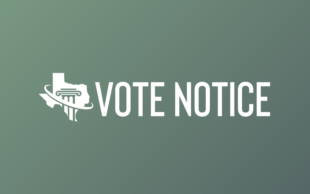 Vote Notice 2.25.2025