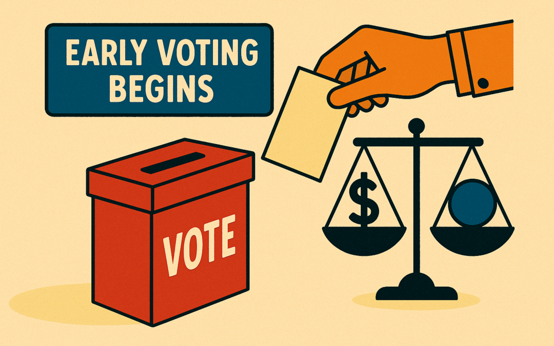 Early Voting Begins: Taxpayers, It’s Time to Weigh In